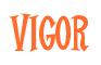 Rendering -VIGOR - using Cooper Latin