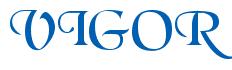 Rendering -VIGOR - using Black Chancery