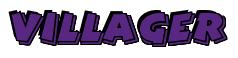 Rendering -VILLAGER - using Comic Strip