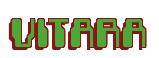 Rendering -VITARA - using Computer Font