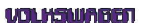Rendering -VOLKSWAGEN - using Computer Font
