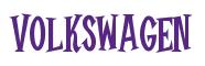 Rendering -VOLKSWAGEN - using Cooper Latin