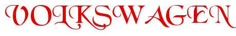 Rendering -VOLKSWAGEN - using Black Chancery