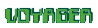 Rendering -VOYAGER - using Computer Font