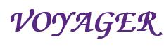 Rendering -VOYAGER - using Zapf Chancery