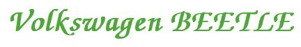 Rendering -Volkswagen BEETLE - using Zapf Chancery