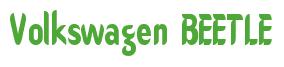 Rendering -Volkswagen BEETLE - using Callimarker