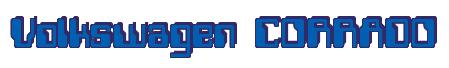 Rendering -Volkswagen CORRADO - using Computer Font