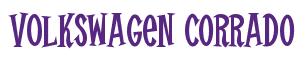 Rendering -Volkswagen CORRADO - using Cooper Latin