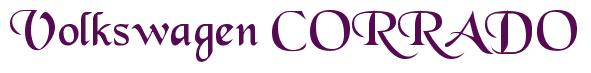 Rendering -Volkswagen CORRADO - using Black Chancery
