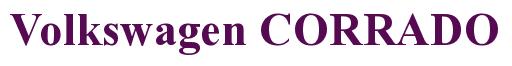 Rendering -Volkswagen CORRADO - using Times New Roman Bold