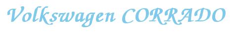 Rendering -Volkswagen CORRADO - using Zapf Chancery