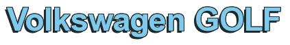 Rendering -Volkswagen GOLF - using Arial Bold
