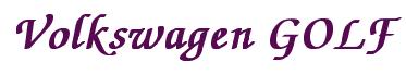 Rendering -Volkswagen GOLF - using Zapf Chancery