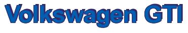 Rendering -Volkswagen GTI - using Arial Bold