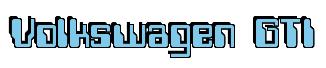 Rendering -Volkswagen GTI - using Computer Font