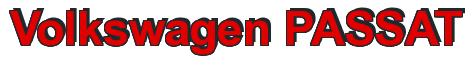 Rendering -Volkswagen PASSAT - using Arial Bold