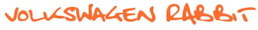 Rendering "Volkswagen RABBIT" using Fatboy Slim