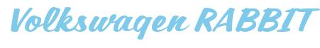 Rendering "Volkswagen RABBIT" using Casual Script
