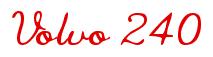 Rendering "Volvo 240" using Commercial Script