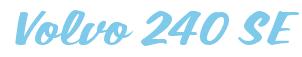 Rendering "Volvo 240 SE" using Casual Script