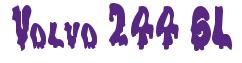 Rendering "Volvo 244 GL" using Drippy Goo