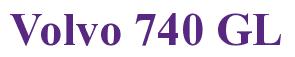 Rendering "Volvo 740 GL" using Times New Roman Bold