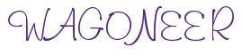 Rendering "WAGONEER" using Freehand 591