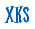 Rendering -XKS - using Cooper Latin