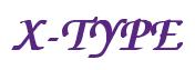 Rendering -X-TYPE - using Zapf Chancery