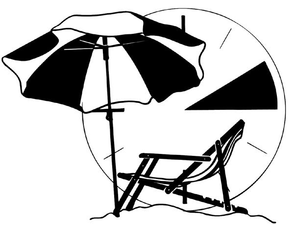 SignSpecialist.com – Beevault Decals - Beach chair and umbrella vinyl ...