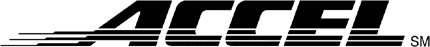 ACCEL 2 Graphic Logo Decal