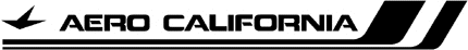 AERO CALIFORNIA Graphic Logo Decal
