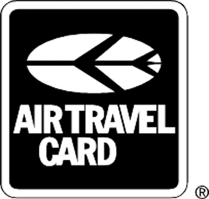 AIR TRAVEL CARD 2 Graphic Logo Decal