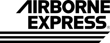 AIRBORNE EXPRESS 2 Graphic Logo Decal
