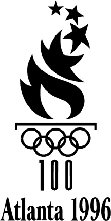ATLANTA OLYMPICS Graphic Logo Decal