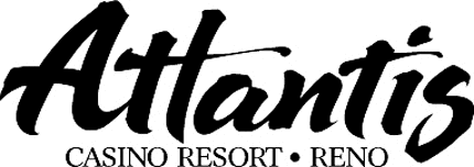 ATLANTIS CASINO RESORT 2 Graphic Logo Decal