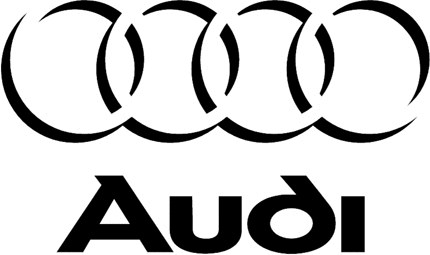 AUDI 2 Graphic Logo Decal