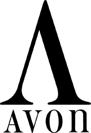 AVON COSMETICS Graphic Logo Decal