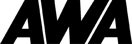 AWA Graphic Logo Decal