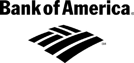 BANK OF AMERICA 4 Graphic Logo Decal