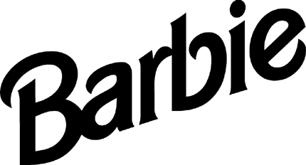 BARBIE 1 Graphic Logo Decal