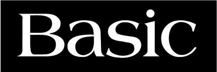 BASIC Graphic Logo Decal