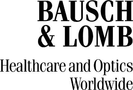 BAUSCH & LOMB 2 Graphic Logo Decal