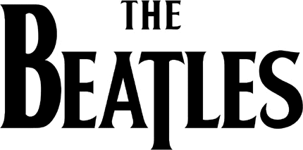 BEATLES Graphic Logo Decal