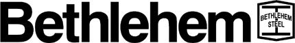BETHLEHEM STEEL Graphic Logo Decal