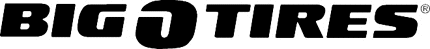 BIG O TIRES Graphic Logo Decal