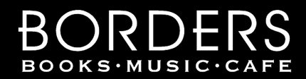 BORDERS BOOKS Graphic Logo Decal