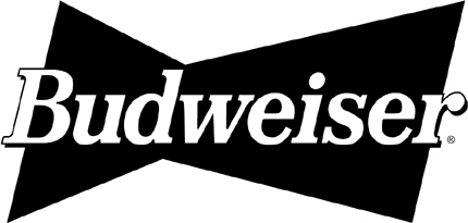 BUDWEISER (slanted) Graphic Logo Decal