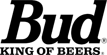 BUDWEISER 3 Graphic Logo Decal
